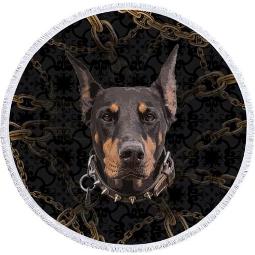 3D Hound Beach Towel for Adults Quick-Dry Bath Towel Dog Nordic Wall Tapestry Yoga Carpet Bathrobe Beachwear Bathroom Towels