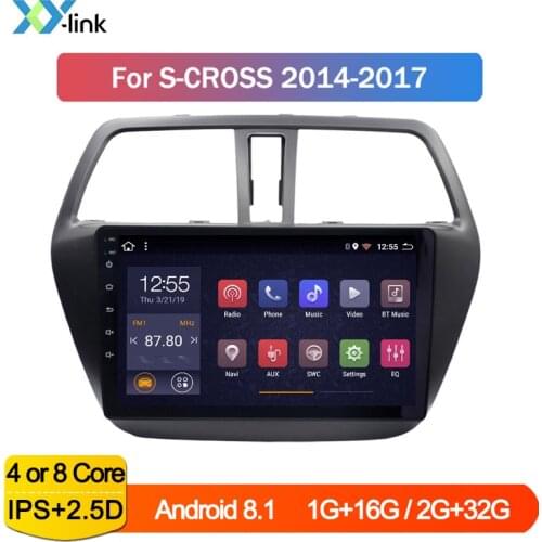 Android Car multimedia player GPS navigation system for Suzuki S-cross 2014-2017 radio audio stereo accessories bt no 2 din DVD