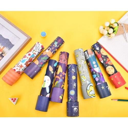 Colorful Cartoon 3D Kaleidoscope Magic Toddler Sensory Educational Toys Imaginative Fancy World For Children Birthday Gift Toy