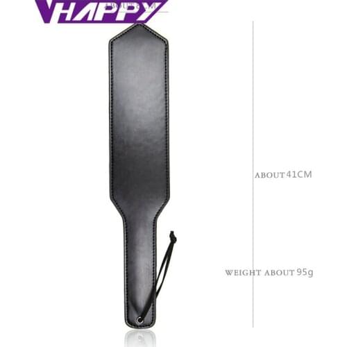 Fetish Slapper Leather Spanking Paddle Flirt Clap Pat Ass Male Female Sex Toy For Women Men Adult Couple Slave Game VP-PE005021A