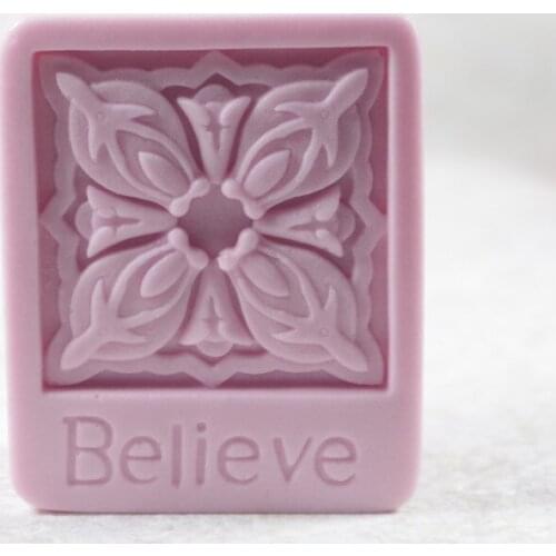 Believe Mold S481 Craft Art Silicone 3D Soap Mold Craft Molds DIY Handmade Candle Molds
