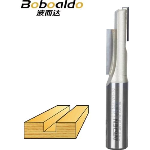 1pcs Slotted open - tooth milling cutter Straight Bit Woodworking Tools Arden Router Bit 1/2*1/2*1-1/2 1/2 Shank