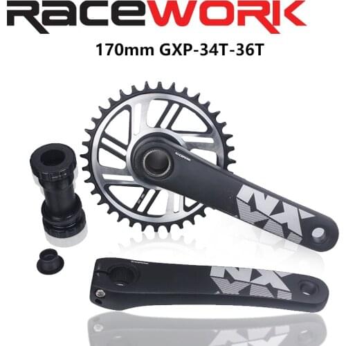 RACEWORK GXP Crankset mtb170mm Bicycle Parts34T 36T Crankset