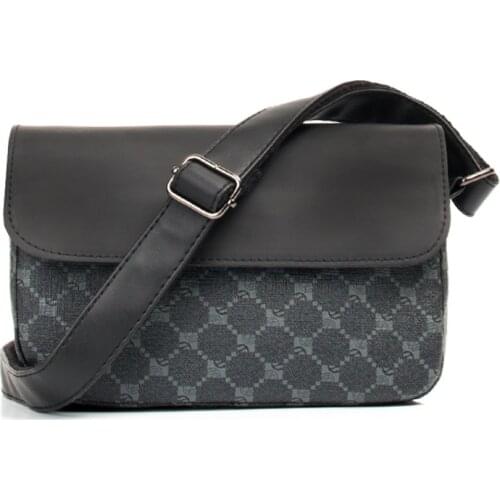 Men Messenger Handbag Purse 2021 New Crossbody Shoulder Leather Printed Fashion Top Quality Males Small Bag Pack Wallet