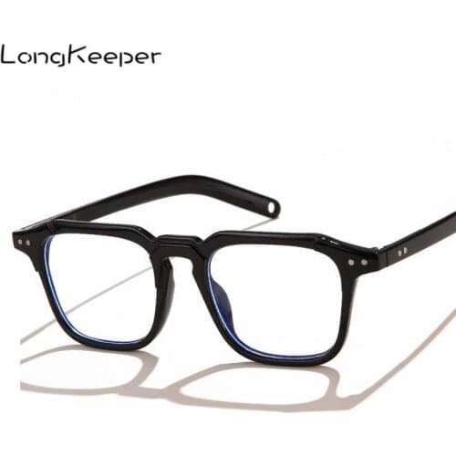 Retro Anti Blue Light Glasses Frame Women Decoration Eyeglasses Frame Men Computer Transparent Protection Eyewear Spectacles