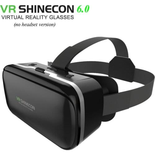 VR SHINECON 6.0 vr box 2.0 3d vr glasses virtual reality gafas goggles google cardboard Original bobo vr headset For smartphone