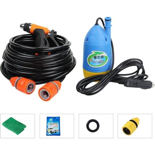 80W High Pressure Water Pump Portable Car Washer 12V Pressure Water Gun Car Washing Machine