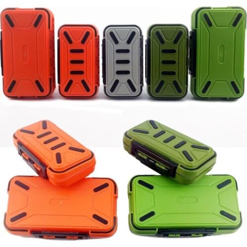 Portable Fishing Tackle Boxes Multifunction Compartments Fishing Lures Storage Fishing Double Sided Container Box Accessories