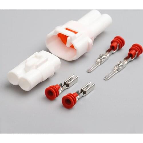 10pcs/lot Sumitomo MT090 2 Pin Female Male White Auto Connector Waterproof Automotive Plug Motorcycle 6180-2181 6187-2171