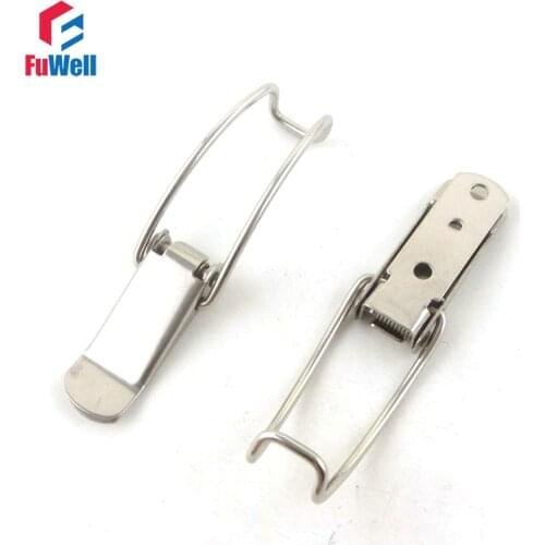 10pcs R115A Iron Spring Loaded Toggle Latch Hasps Catch Case Cabinet Box Buckle