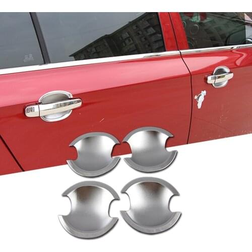 4 Pcs ABS Chrome Car Door Bowl Cover Trim For BYD G3 Car Accessories