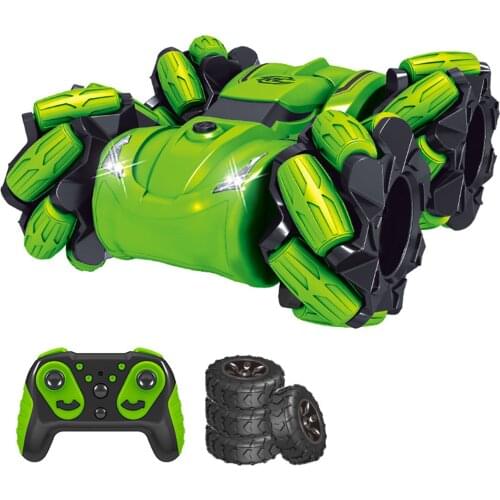 RC Car Remote Control Car 3.7V High Speed Drift Four-Wheel Drive Sidetrack Stunt 2 in1 Desert Wheel Vehicle Toys for Children