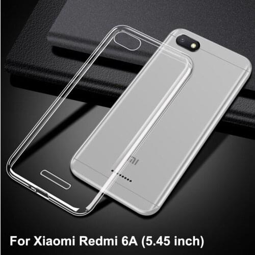 For Xiaomi Redmi 6A Case di Lusso Redmi 6A Trasparente Cover In Silicone Antiurto for Xiomi Xiaomi Redmi 6ATelefono Custodie