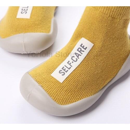 Baby Sock Shoes Unisex Nonslip Floor Cute Socks Shoes Baby Girl Soft Rubber Sole Shoes Baby Toddler Sock Shoes Baby Booties