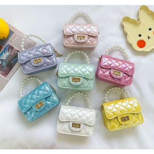 Childrens Mini Clutch Bag Cute Laser Purses and Handbags for Kids Small Coin Pouch Tote Baby Girls Crossbody Bag