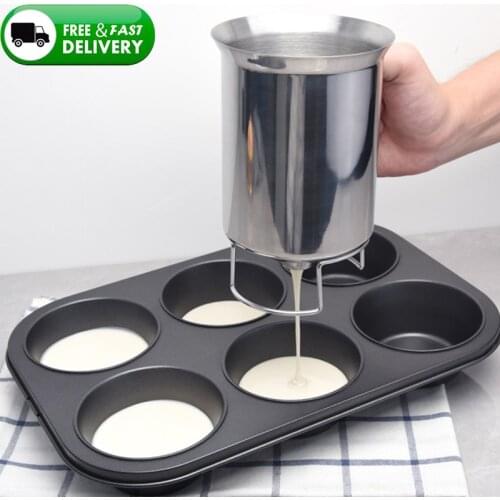 Pancake Cupcakes Batter Dispenser Waffle Cake/Dough Funnel Cream Separator Baking Tools Muffins Pourer Kitchen Accessories
