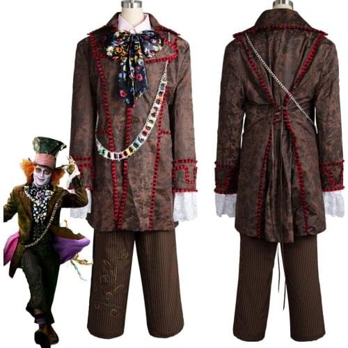 Alice Cosplay In Wonderland Prestige Crazy Hat Cosplay Costume Outfit Suit Halloween Carnival Costumes