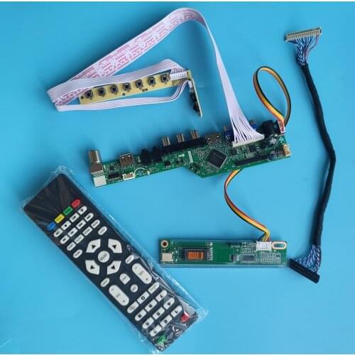 Kit for 30Pin 1366*768 LVDS DIY VGA AV USB B156XW01/LP156WH1/M156NWR1/N156B3 1CCFL LCD monitor controller board HDMI-compatible