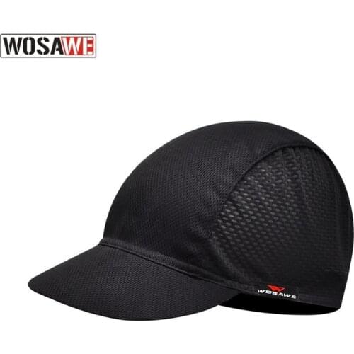 WOSAWE Mens Cycling Cap Men Women Polyester Breathable Qucik Dry Running Fishing Cycling Caps Road Bicycle Cycle Bike Cap