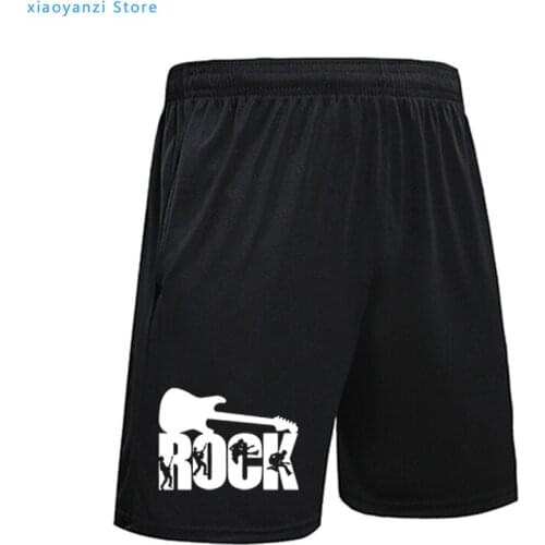 Rock music art Men Round Collar mens running sports pants Design Man Novelty shorts Dreams Casual clothing Print short pants