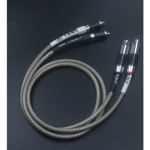 Nordost odin 7n XLR-RCA febre cabo de sinal áudio prata pura micro spacecd amplificador equilibrado cabo