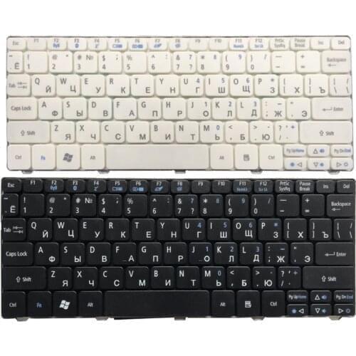 Russian Keyboard for Acer One AOD260 AOD271 AOE100 D271 PAV70 AOD257 PAV01 POVE6 AEZH9R00210 9Z.N3K82.41D KBI100A086 NSK-AS11D