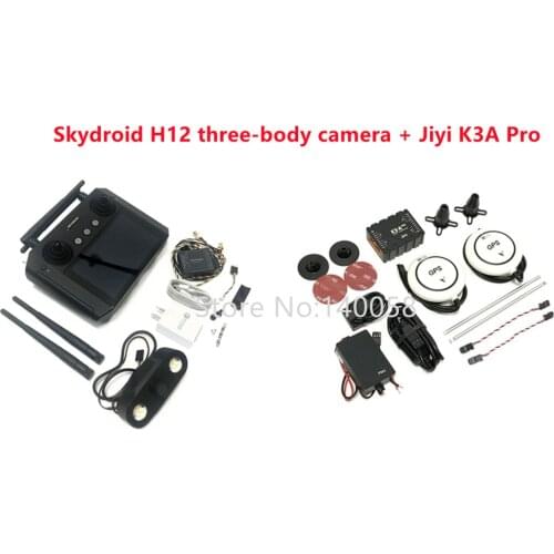 Skydroid H12 remote control three-body camera with K3A Pro Jiyi K++ agricultural drone flight controller using drone