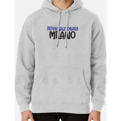 Hoodies Long Sleeve Football I Nerazzurri Inter Italian Italy Soccer Italia