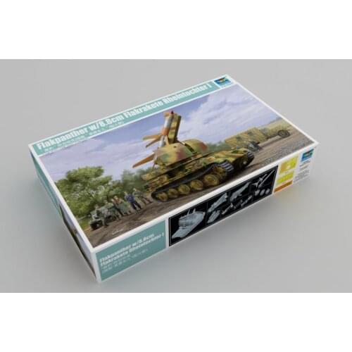 Trumpeter 09532 1/35 Flakpanther w/8.8cm Flakrakete Rheintochter I - Scale model Kit
