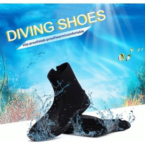 Mounchain Outdoor Wading Diving Shoes 5MM Anti-slip Soft Warm Swim Shoes Fishing Winter Swimming Fins Accessories Beach Sports