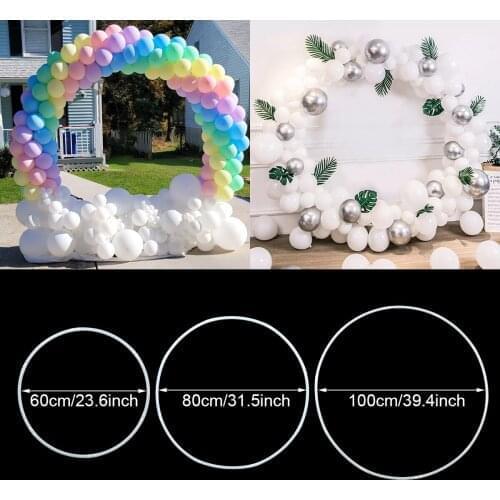 Balloon Arch Balloons Ring Stand Balloon Stand Holder Happy Birthday Party Decor Kids Wedding Birthday Balloons Baby Shower