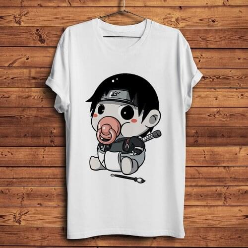 Sai and Yamanaka Ino couple funny anime t shirt men new white casual tshirt unisex short sleeve streetwear Naruto manga tee