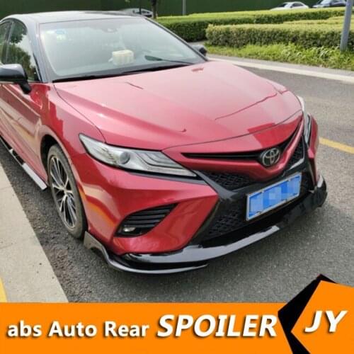 For Camry Body kit spoiler 2018-2019 For Toyota Camry BJ-2 ABS Rear lip rear spoiler front Bumper Diffuser Bumpers Protector