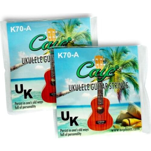 10 Sets Orphee Caye Series K70-A Whie Nylon Ukulele Strings For 21" 23" Ukulele Soprano Concert String