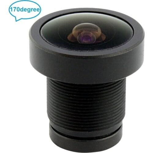 170degree wide angle fisheye lens M12 mount lens with 650nm ir filter for CCTV Security usb cameras/ip cameras