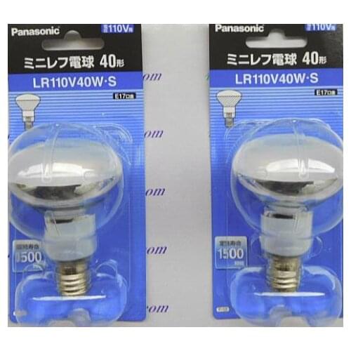 2pcs,PANASONIC LR110V40W-S LR110V40WS lamp 110V 40W LR110V40W·S 110V40W E17 bulb