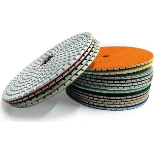 8" inch 200mm diamond polishing pads for concrete grantie marble stone floor renovation Sander Glass