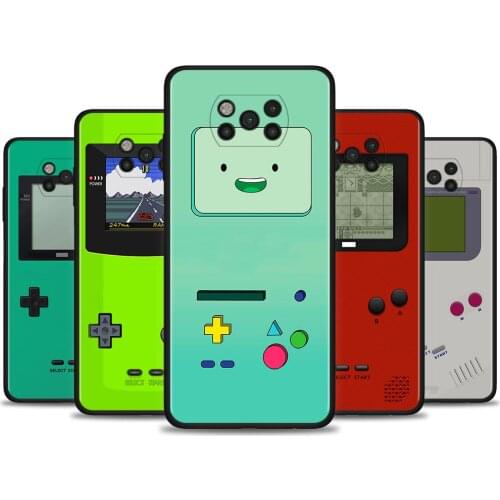 Game Boy Games Box Caso for xiaomi 11 Ultra 10 10T 9T Pro Shell For Xiaomi Poco F3 M3 X3 NFC Pocophone F1 Funda for Mi Note 10