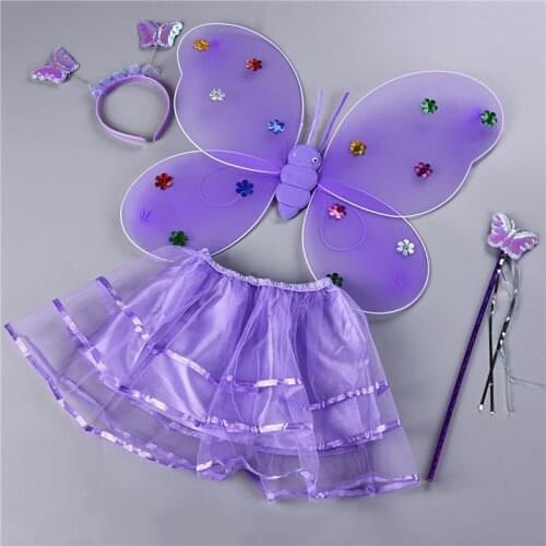 Toddler Kids Girls TUTU Skirts Fluffy Dance Ballet Performance Pettiskirt Butterfly Design Princess 0-5Y Baby Girls Clothes A360