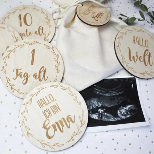 Baby Wooden Milestones , Gift personalized Birth gift sign ,Nameplate Nursery Ellizshop,Birth Announcement Sign