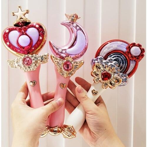 Electric Flashing Sounding Magic Stick Girls Toy Funny Beautiful Queen Princess Magician Music Magic Wand Pretend Play Kids Toy