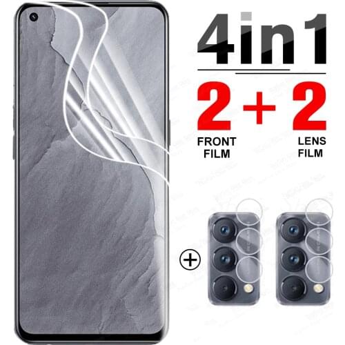 4 in 1 Hydrogel Film For Oppo Realme GT Master Screen Protector films For Realme GT Explorer Master Protective film not glass