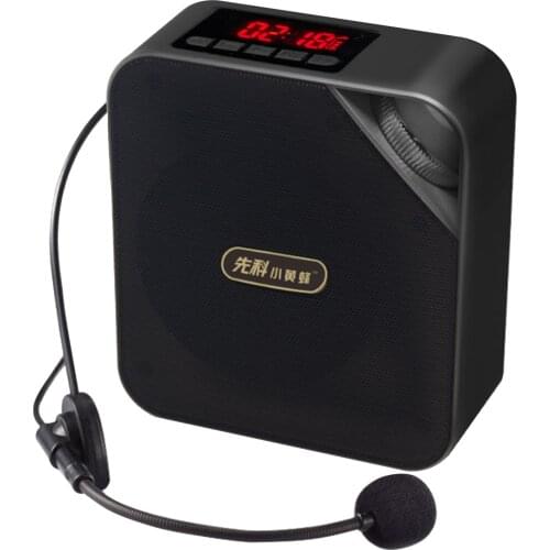 Gosear Voice Amplifier 10W 3600mAh Rechargeable Portable Bluetooth Voice Speaker with Wired Microphones Headset for Teachers