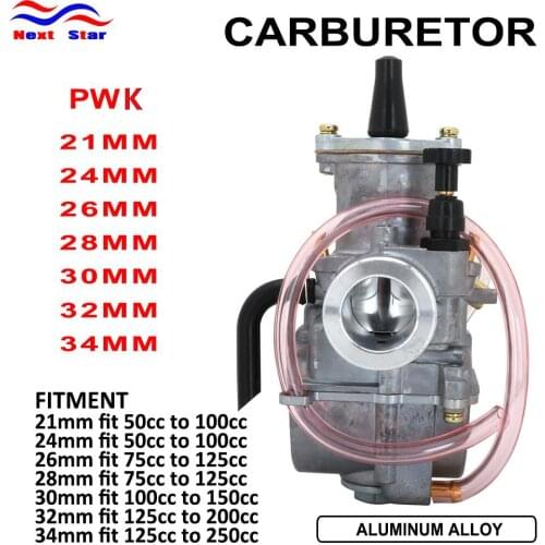 For PWK 21 24 26 28 30 32 34 Carb Racing Carburetor Scooter For JOG DIO KR150 RTL CR125 NSR50 DT100 ATV Buggy Quad Go Kart jet
