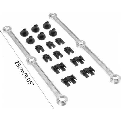 OM642 6420907737 Intake Manifold Swirl Runner Connecting Rods Repair Kit Compatible with E Class W212 2010-2015
