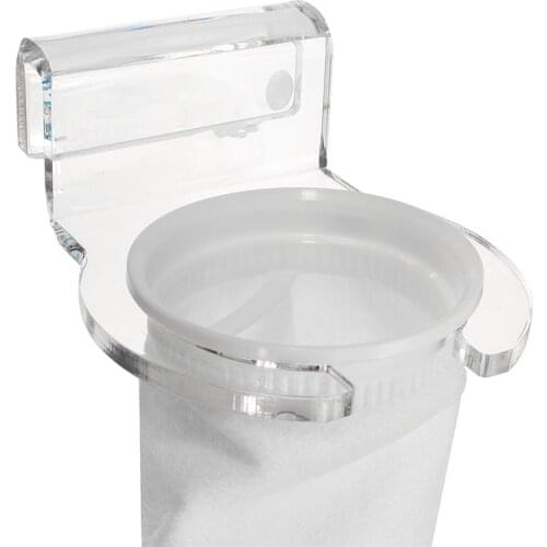 Bubble Magus Aquarium Filter Socks Holders Rack Fish Tank Filters Sump Socks Bag Basket Holder 4inch 7inch Plastic Clear