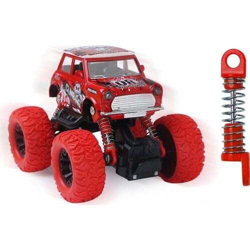 Diecast Mini Climbing Car Toy Pull Back Alloy Inertia Vehicles with Rubber Wheel Metal Racing Car Model Gift for Kids Boys