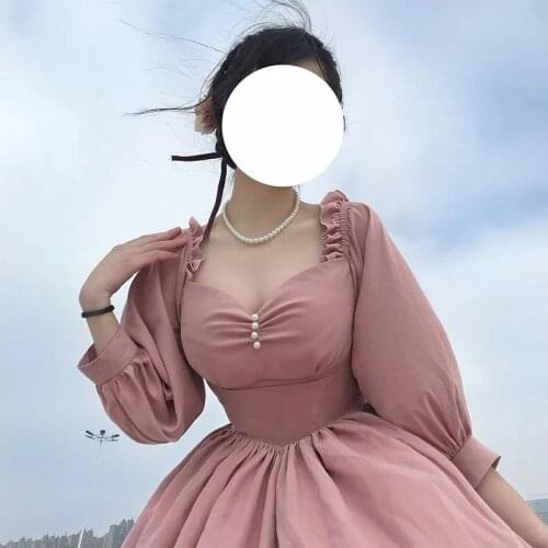 Sweet Lolita Op Dress Elegant Women Victorian Vintage Palace French Tea Party Princess Dresses Ladies Chic Fairy Dress