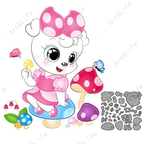 Miss Dog Scrapbooks New Metal Cutting Dies 2021 Crafts Stencils for Scrapbooking Album Paper Cards Embossing Stamps and Dies