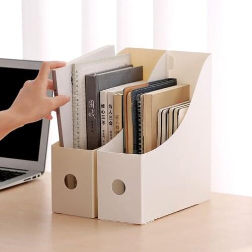 Office Document File Storage Box Folding Desktop Books Storage Office Supplies